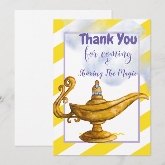 Hartelijk dank voor uw creditcard bedankkaart (Voorkant / Achterkant)