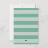 Hartelijk dank voor uw creditcard Greenery Suite Bedankkaart (Achterkant)