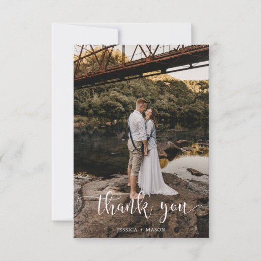 Hartelijk dank voor uw creditcard met foto opnieuw kaart (Voorkant)