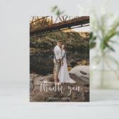 Hartelijk dank voor uw creditcard met foto opnieuw kaart (Staand voorkant)