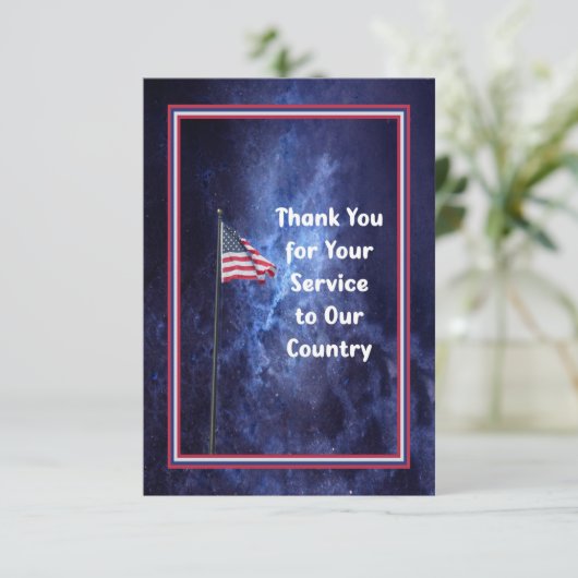 Hartelijk dank voor uw creditcard voor de betekeni bedankkaart (Staand voorkant)