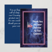 Hartelijk dank voor uw creditcard voor de betekeni bedankkaart (Voorkant / Achterkant)