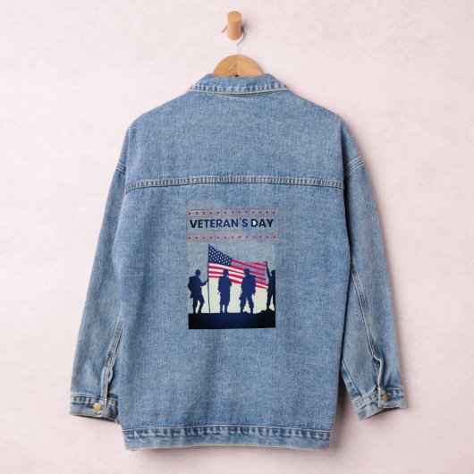Hartelijk dank voor uw diensten Patriottische vete Denim Jacket (Hangar)
