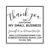 Hartelijk dank voor uw eenvoudige ondersteuning vo rubberstempel (Afrduk)