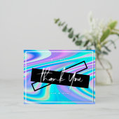 Hartelijk dank voor uw Folie Kaarten met een leven (Staand Voorkant)