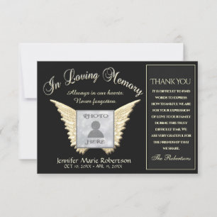 Hartelijk dank voor uw fotokaart met Angel Wings