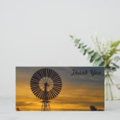 Hartelijk dank voor uw fotokaart - windmolenzonson bedankkaart (Staand voorkant)