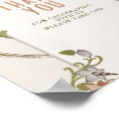 Hartelijk dank voor uw gebarentjes Art Nouveau Wil Poster (Hoek)