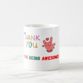 Hartelijk dank voor uw Geweldige Mok (Center)