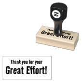 Hartelijk dank voor uw grote inzet! rubberstempel (Gestempeld)