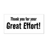 Hartelijk dank voor uw grote inzet! rubberstempel (Afrduk)