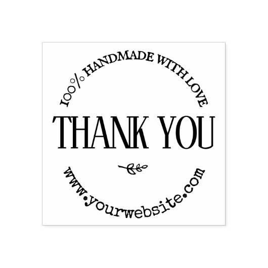 Hartelijk dank voor uw handgemaakte website voor rubberstempel (Afrduk)