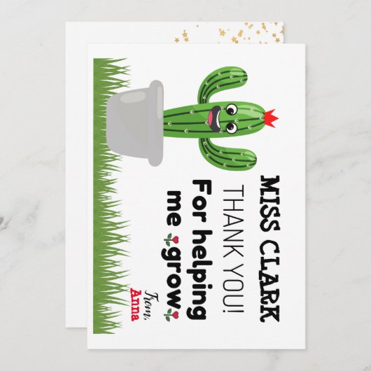 Hartelijk dank voor uw hulp bij het verbouwen van (Voorkant / Achterkant)