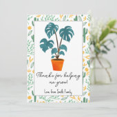 Hartelijk dank voor uw hulp bij het verbouwen van  kaart (Staand voorkant)