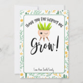 Hartelijk dank voor uw hulp bij het verbouwen van  kaart (Voorkant)