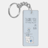 Hartelijk dank voor uw hulp bij het verbouwen van  sleutelhanger (Voorkant Links)