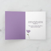 Hartelijk dank voor uw hulp in de moeilijke tijden bedankkaart (Binnen)