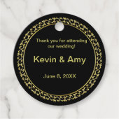 Hartelijk dank voor uw huwelijk met Labels Black/G (Voorkant)