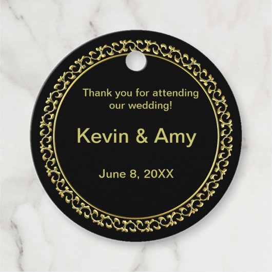 Hartelijk dank voor uw huwelijk met Labels Black/G (Voorkant)