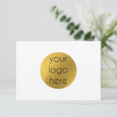 Hartelijk dank voor uw inkooporder bedankkaart (Staand voorkant)