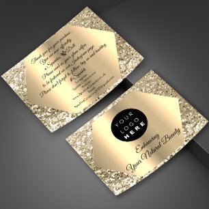 Hartelijk dank voor uw inkooporder Golden Logo Visitekaartje