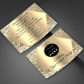 Hartelijk dank voor uw inkooporder Golden Logo Visitekaartje