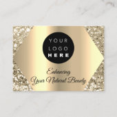 Hartelijk dank voor uw inkooporder Golden Logo Visitekaartje (Voorkant)