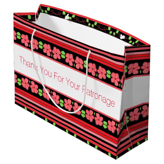 Hartelijk dank voor uw inzet groot cadeauzakje (Achterkant Gekanteld)