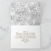 Hartelijk dank voor uw kaart (Binnen)