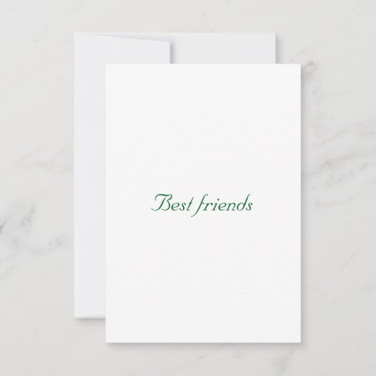 Hartelijk dank voor uw kaart (Achterkant)