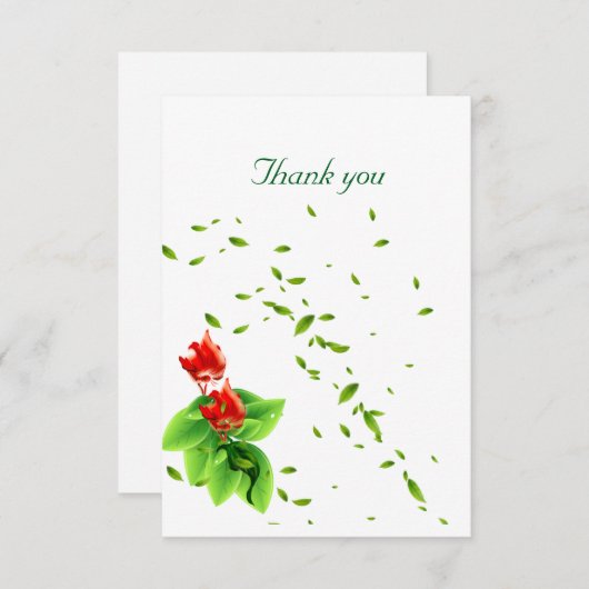 Hartelijk dank voor uw kaart (Voorkant / Achterkant)