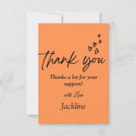 Hartelijk dank voor uw kaart