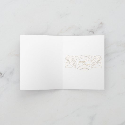 Hartelijk dank voor uw Kaart (Binnen)