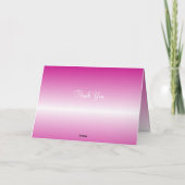 Hartelijk dank voor uw kaart in Pinks (Achterkant)
