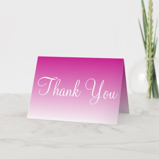 Hartelijk dank voor uw kaart in Pinks (Voorkant)