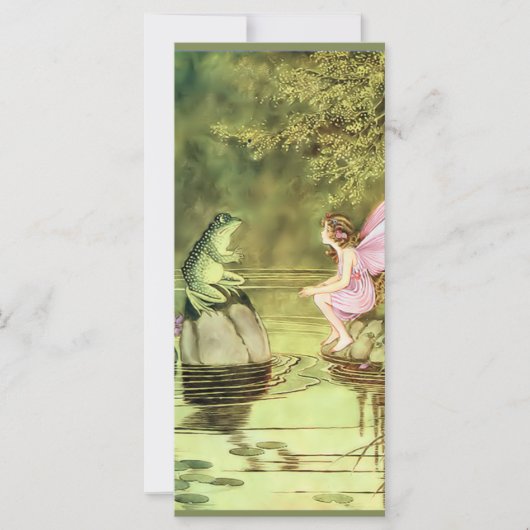 Hartelijk dank voor uw kaart met Fairy en Frog (Voorkant)