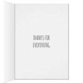 Hartelijk dank voor uw kaart met handmatige modder (Binnen (Rechts))