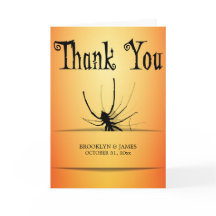 Hartelijk dank voor uw kaart met Oranje spin