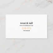 Hartelijk dank voor uw kaart voor uw huiswerk, voo visitekaartje (Achterkant)