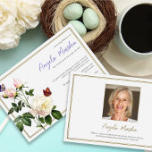 Hartelijk dank voor uw kaartje voor begrafenisboks bedankkaart