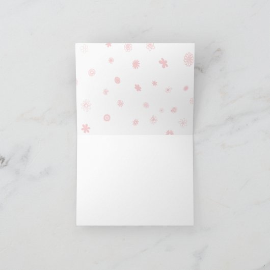 Hartelijk dank voor uw kaartje voor het Collectie  Bedankkaart (Binnen)