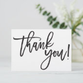 Hartelijk dank voor uw kalligrafische kaart (Staand voorkant)