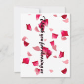 Hartelijk dank voor uw keuze voor ons winkelkaartj bedankkaart (Voorkant)