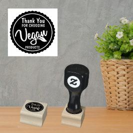 Hartelijk dank voor uw keuze voor Vegan Products, Rubberstempel