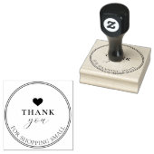 Hartelijk dank voor uw kleine winkels rubberstempel (Gestempeld)