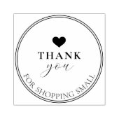 Hartelijk dank voor uw kleine winkels rubberstempel (Afrduk)