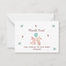 Hartelijk dank voor uw komst naar ons Baby shower