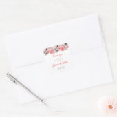 Hartelijk dank voor uw komst vierkante sticker (Envelop)