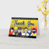 Hartelijk dank voor uw kostenkaart voor essentiële kaart (Gele Bloem)