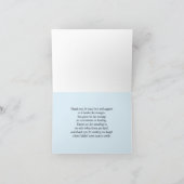 Hartelijk dank voor uw liefde en supportopkaart kaart (Binnen)